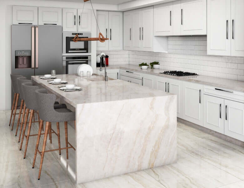 Quartzite-Slab-Countertops-PERLA VENATA Quartzite polished 2cm thick- Stone Supplier - Rocks in Stock