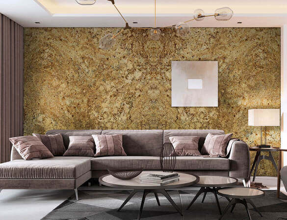 Solarius Granite polished 2cm thick slab - Rocks in Stock