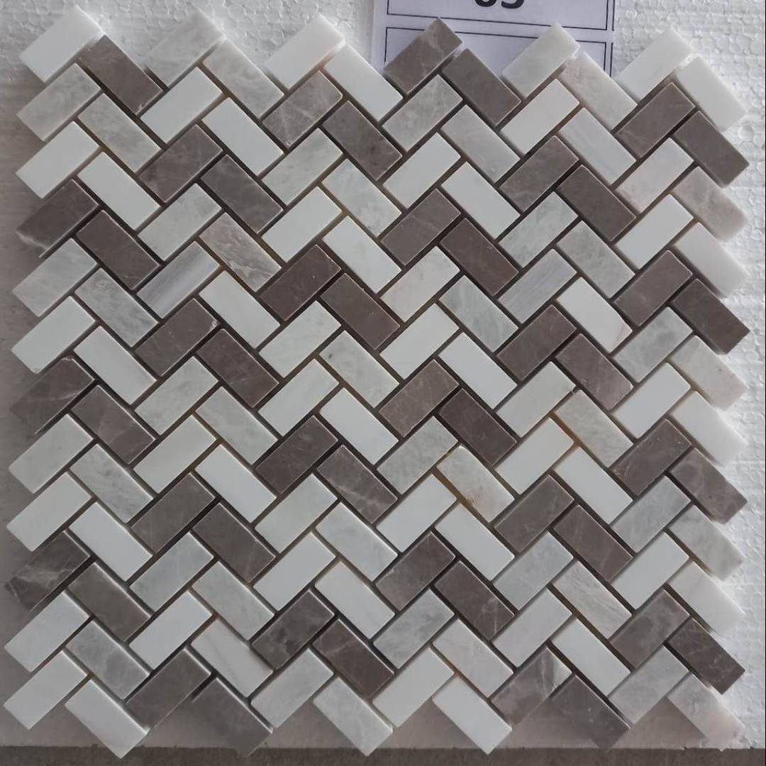 BEIGE & BROWN, STACKED 3D 12" x 12" (1 SF/PC) - Havai'iano