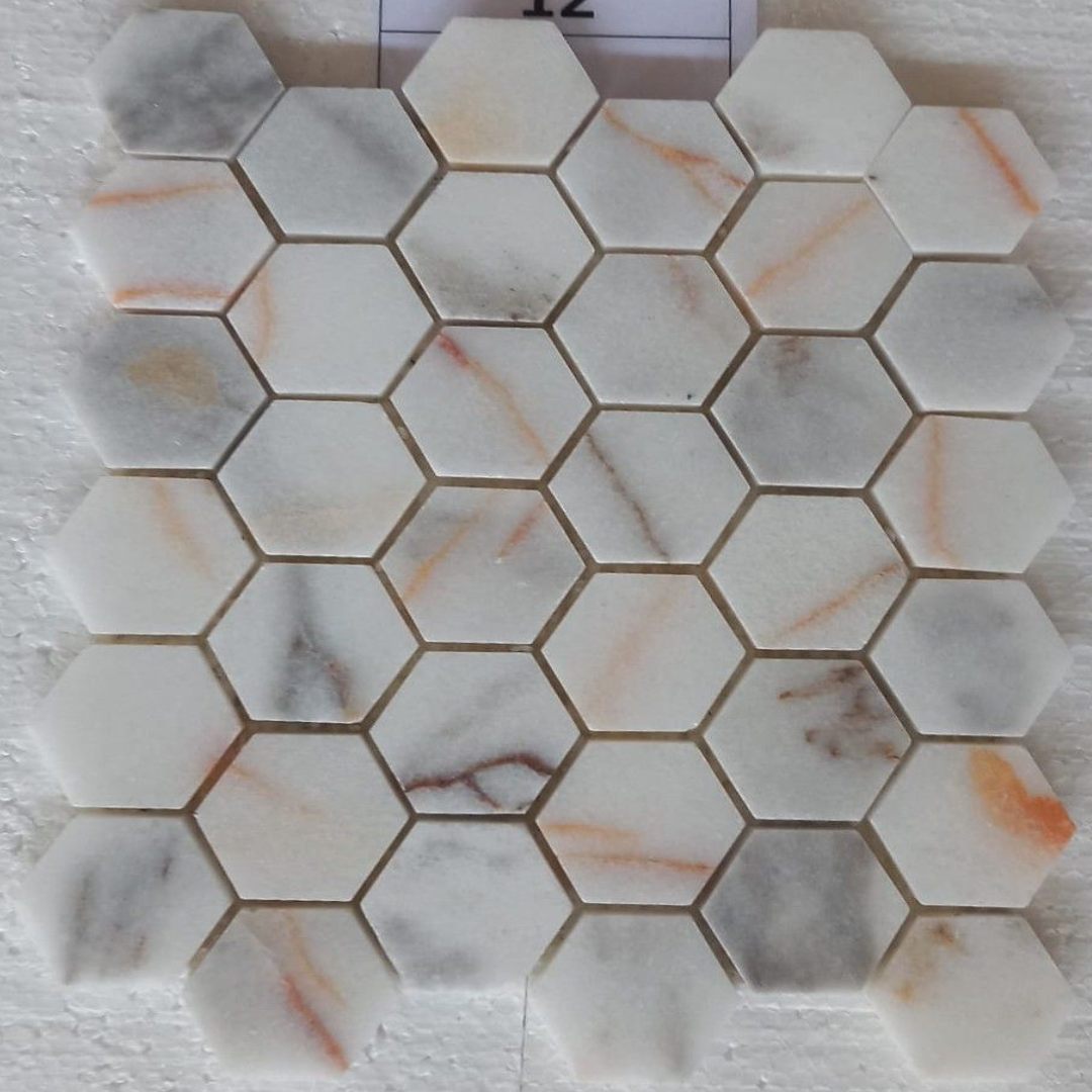 BIANCO VENUS, HEXAGON 12" x 12" - (1 SF/PC) - Havai'iano