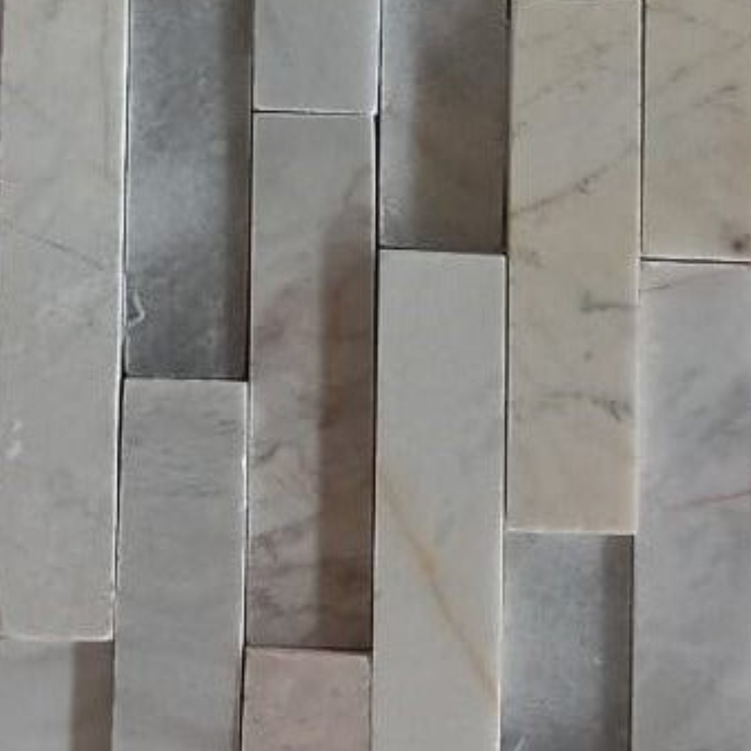 BIANCO VENUS, STACKED 3D 6" x 24" - (1 SF/PC) - Havai'iano