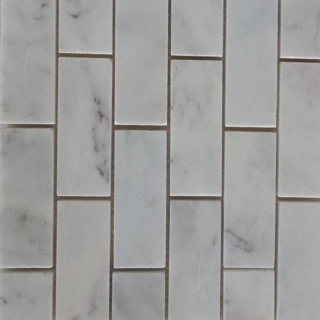 BIANCO WHITE, BRICK 2x4 - 12" x 12" - (1 SF/PC) - Havai'iano