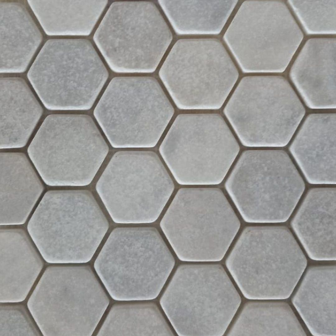 BIANCO WHITE, HEXAGON 2X2 - 12" x 12" - (1 SF/PC) - Havai'iano