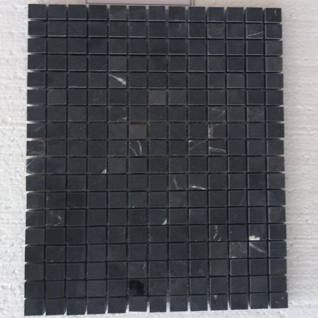 BLACK MARBLE, SQUARES MINI 1.5x1.5 - 8" x 12" (0.72 SF/PC) - Havai'iano