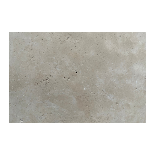 Travertine-Tile-Flooring-CLASSIC MEDIUM Travertine brushed/unfilled tile 22"x16"- Stone Supplier - Rocks in Stock