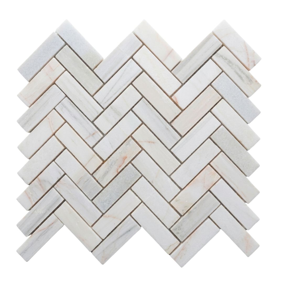 DOLOMITE, HERRINGBONE 3x1, Mosaic - Mediterranean