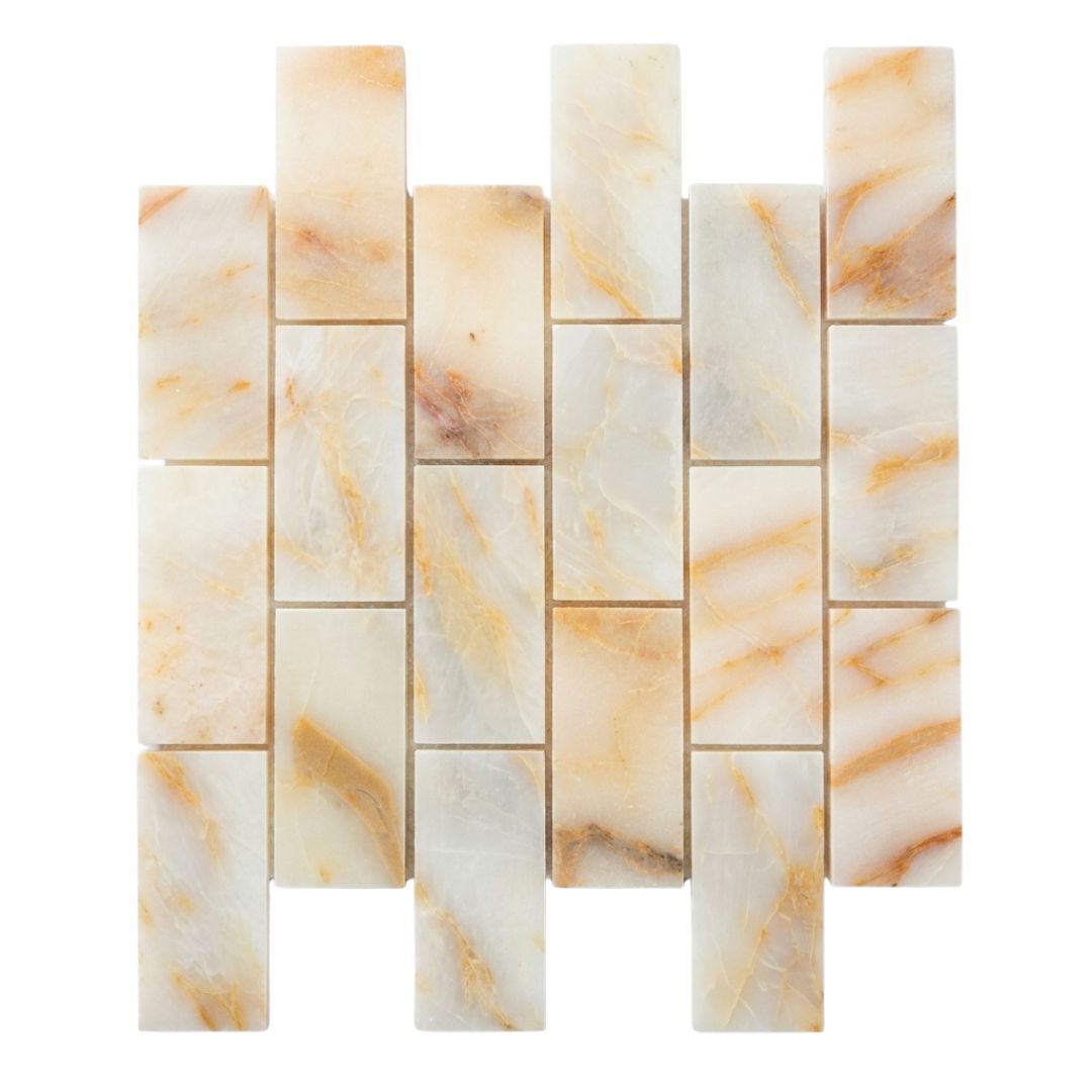 GOLD, BRICK 4x2, Mosaic - Mediterranean