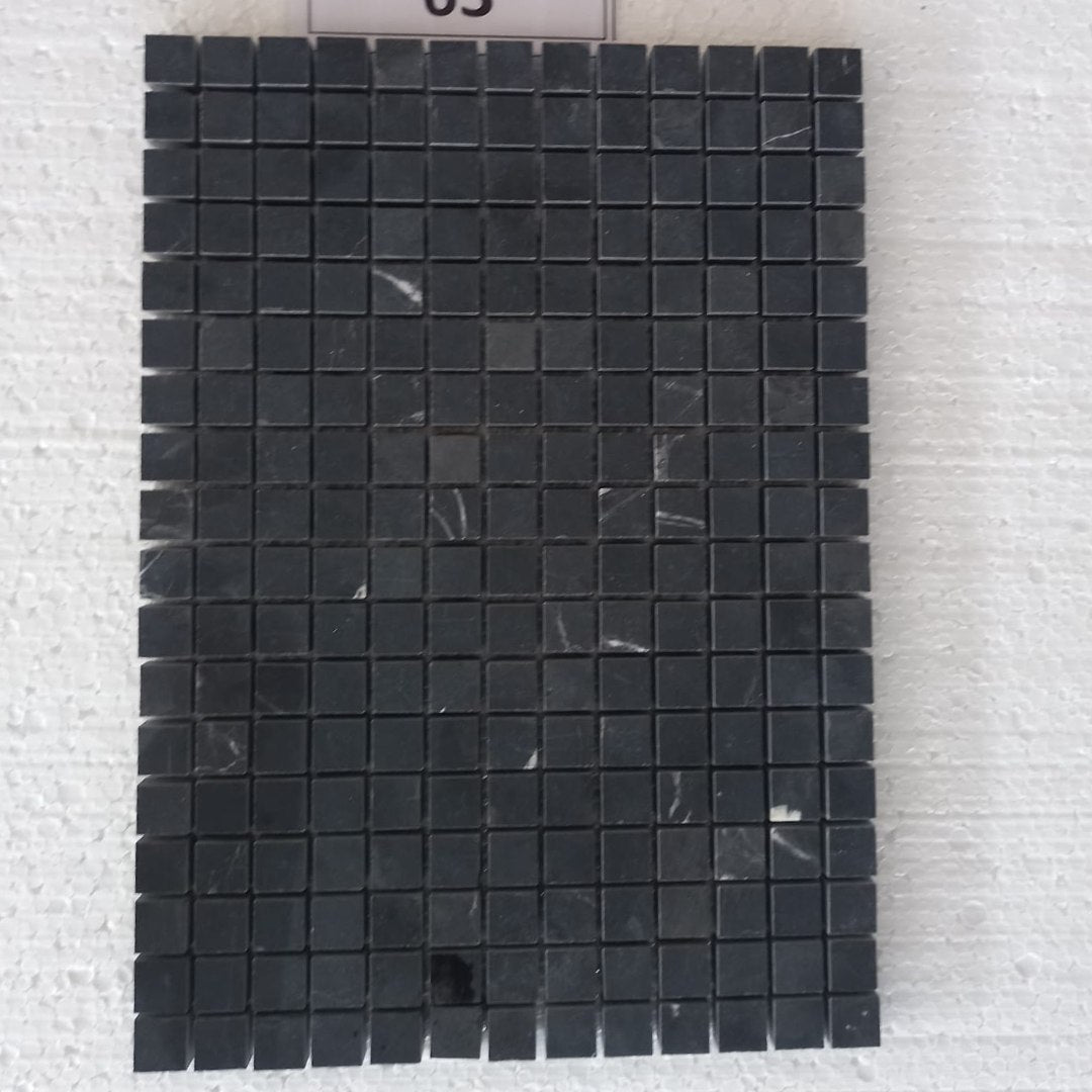 BLACK MARBLE, SQUARES MINI 1.5x1.5 - Havai'iano