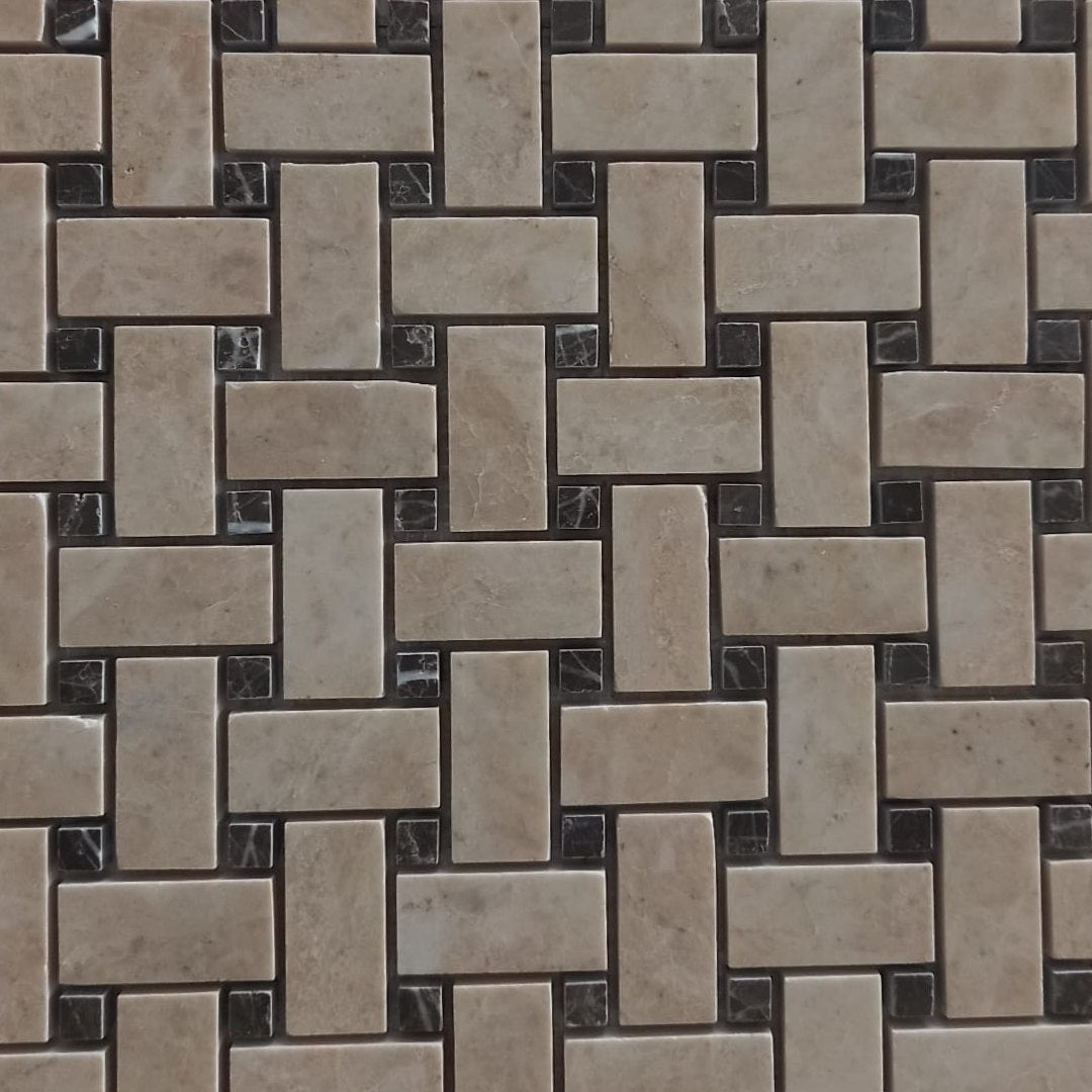 BEIGE & EMPRADOR, BASKET WEAVE - Havai'iano