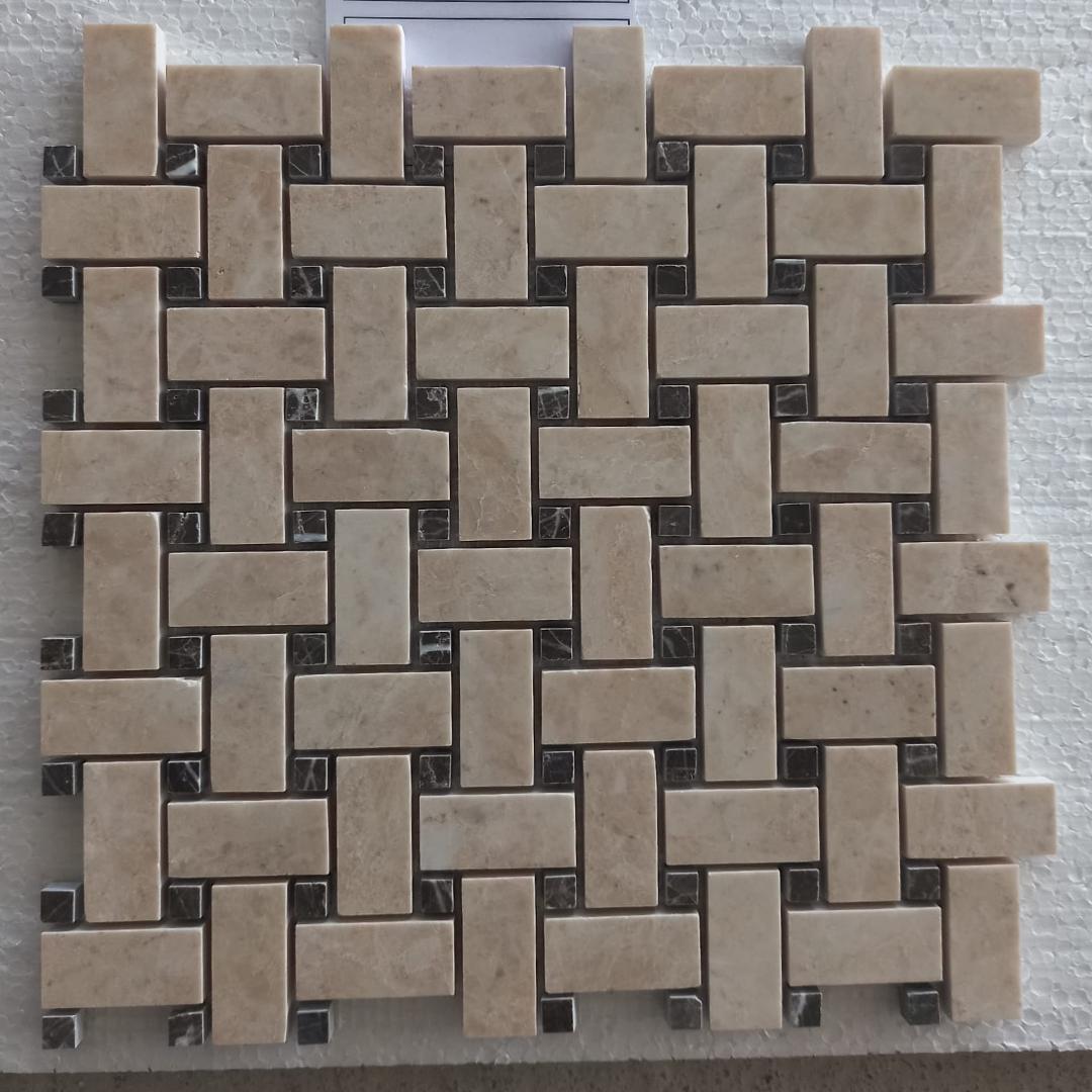 BEIGE & EMPRADOR, BASKET WEAVE - Havai'iano