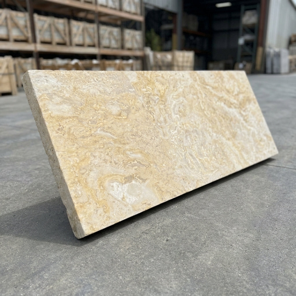 CLASSIC CORAL brushed/filled, 32" x 16" x 1 1/2" (3.56 SF/PC) Pool Coping