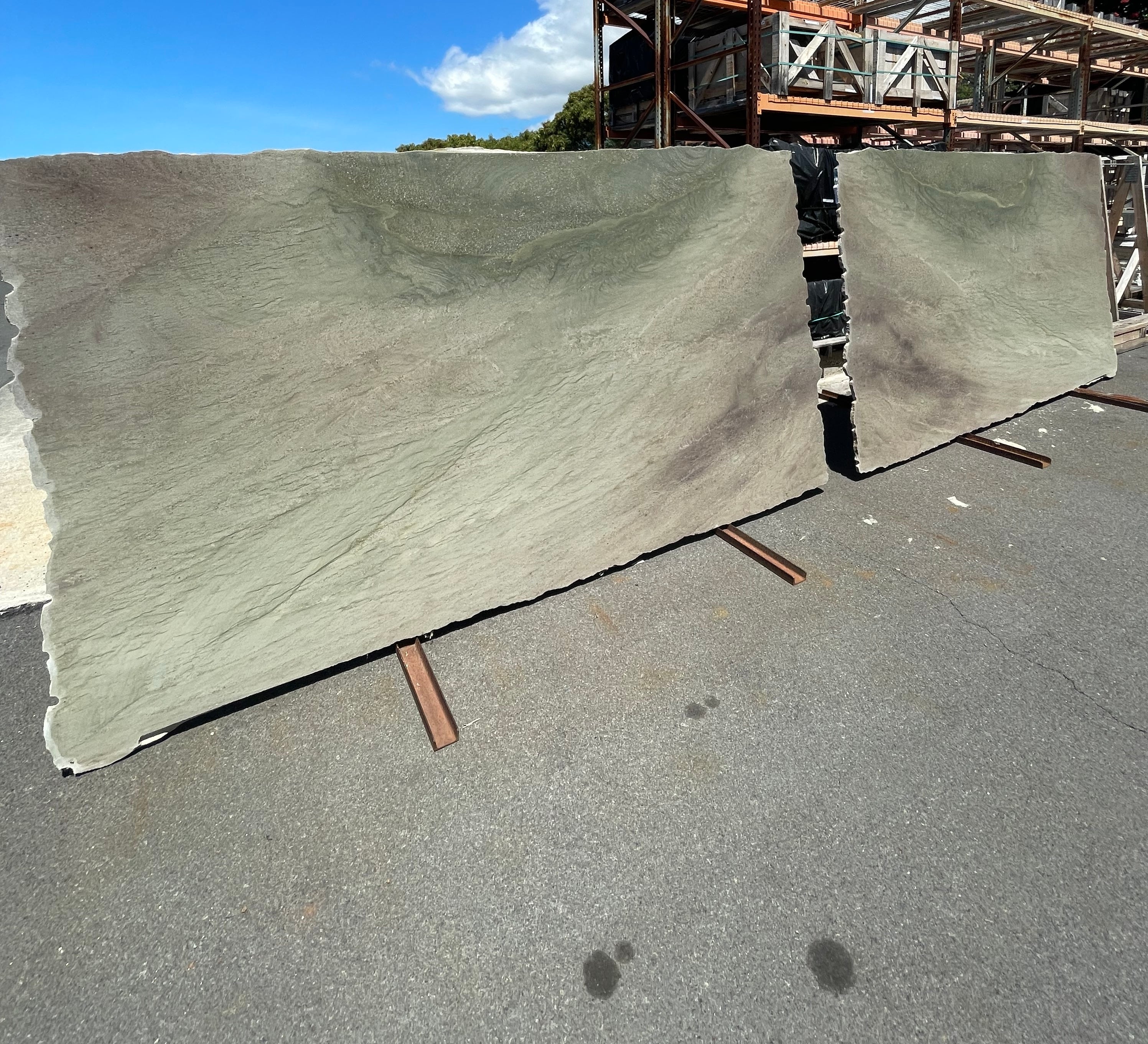 Wild Sea Green Granite polished 2cm thick slab - Rocks in Stock