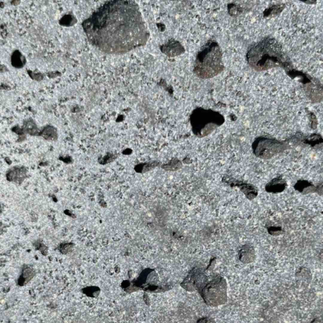 PUKA LAVA GREY - STRAIGHT EDGE, Basalt brushed - 18" x 18" x 1/2" (2.25 SF/PC) Tile