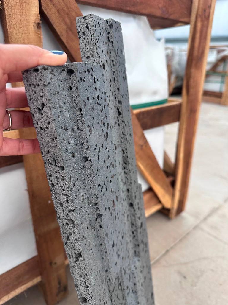PUKA LAVA GREY Basalt honed ledger, Wall Veneer - Vulcano - TX