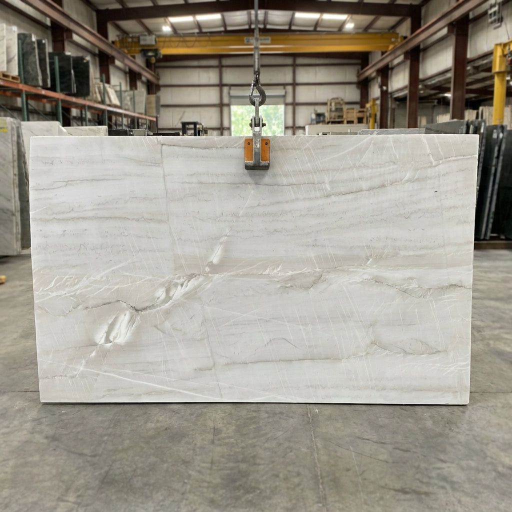 BIANCO SUPERIORE Quartzite leather 3cm thick - Slab