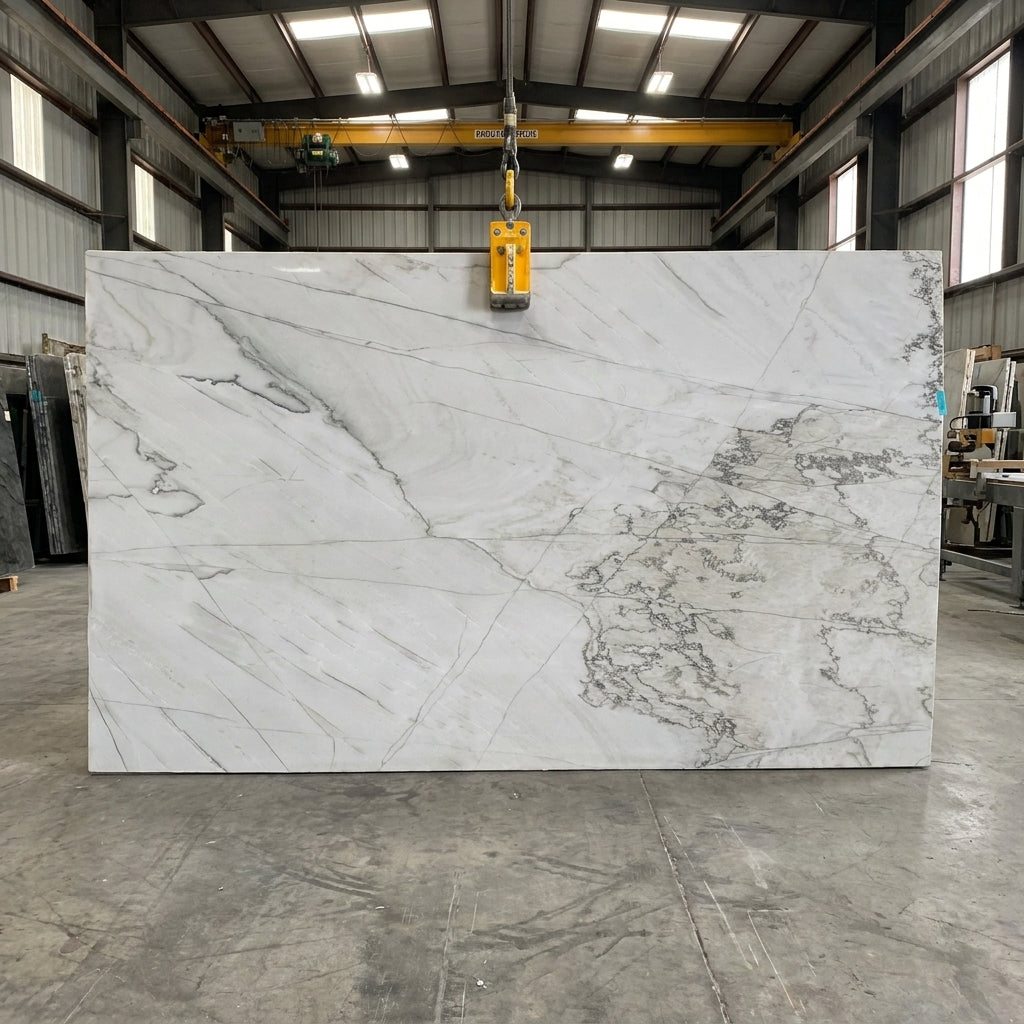 BIANCO SUPREME Quartzite polished 2cm thick - Slab