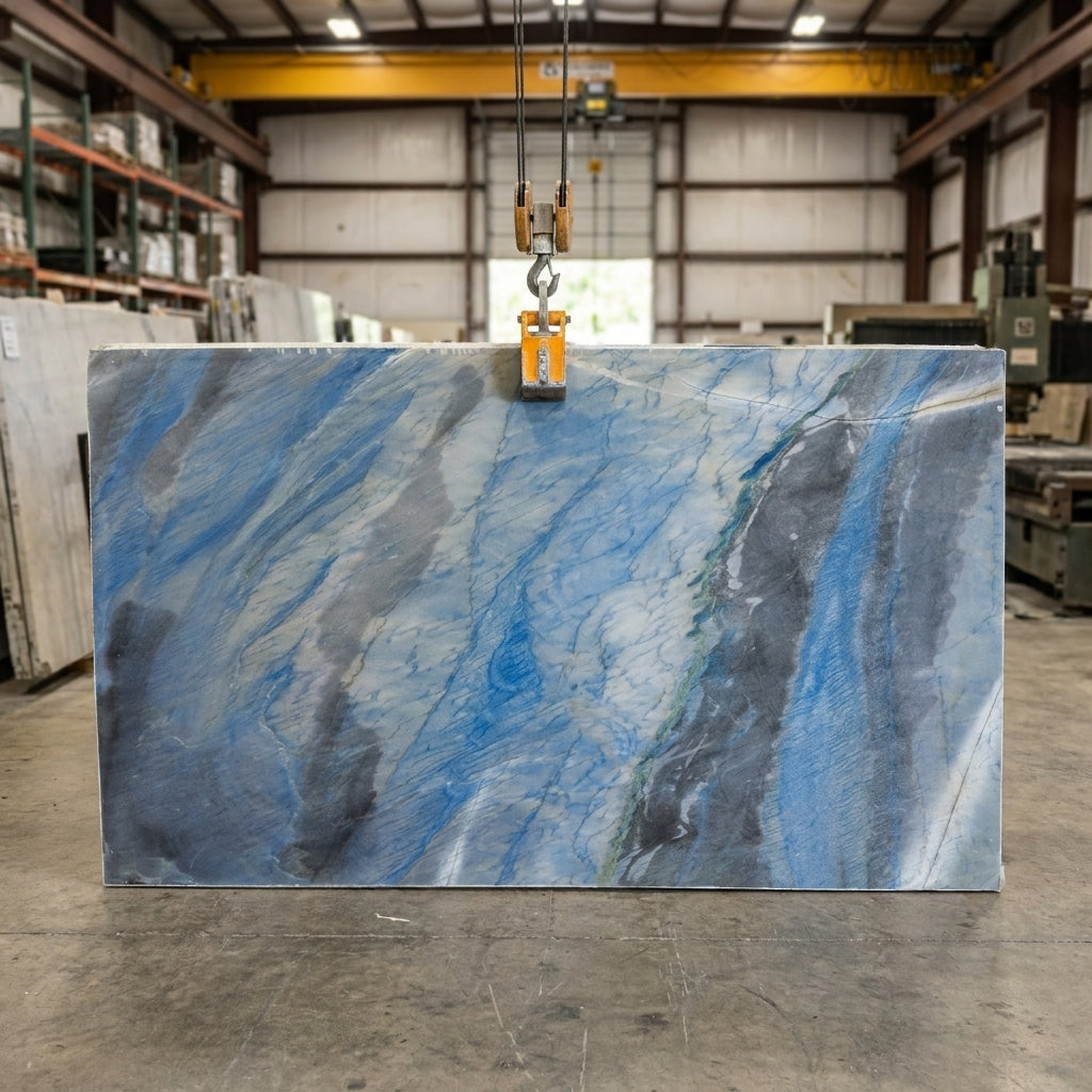 BLUE NEBULA Quartzite polished 2cm thick - Slab
