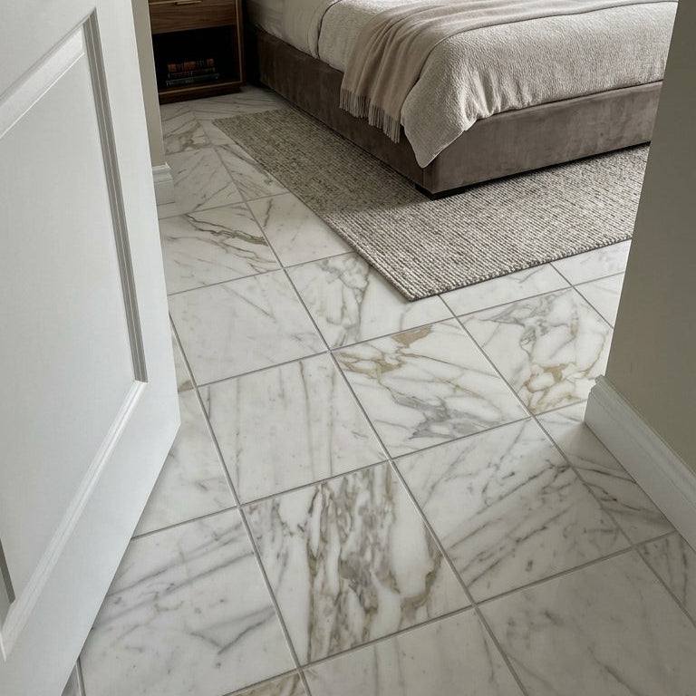 CALACATTA Marble honed 12" x 12" (1 SF/PC) - Tile