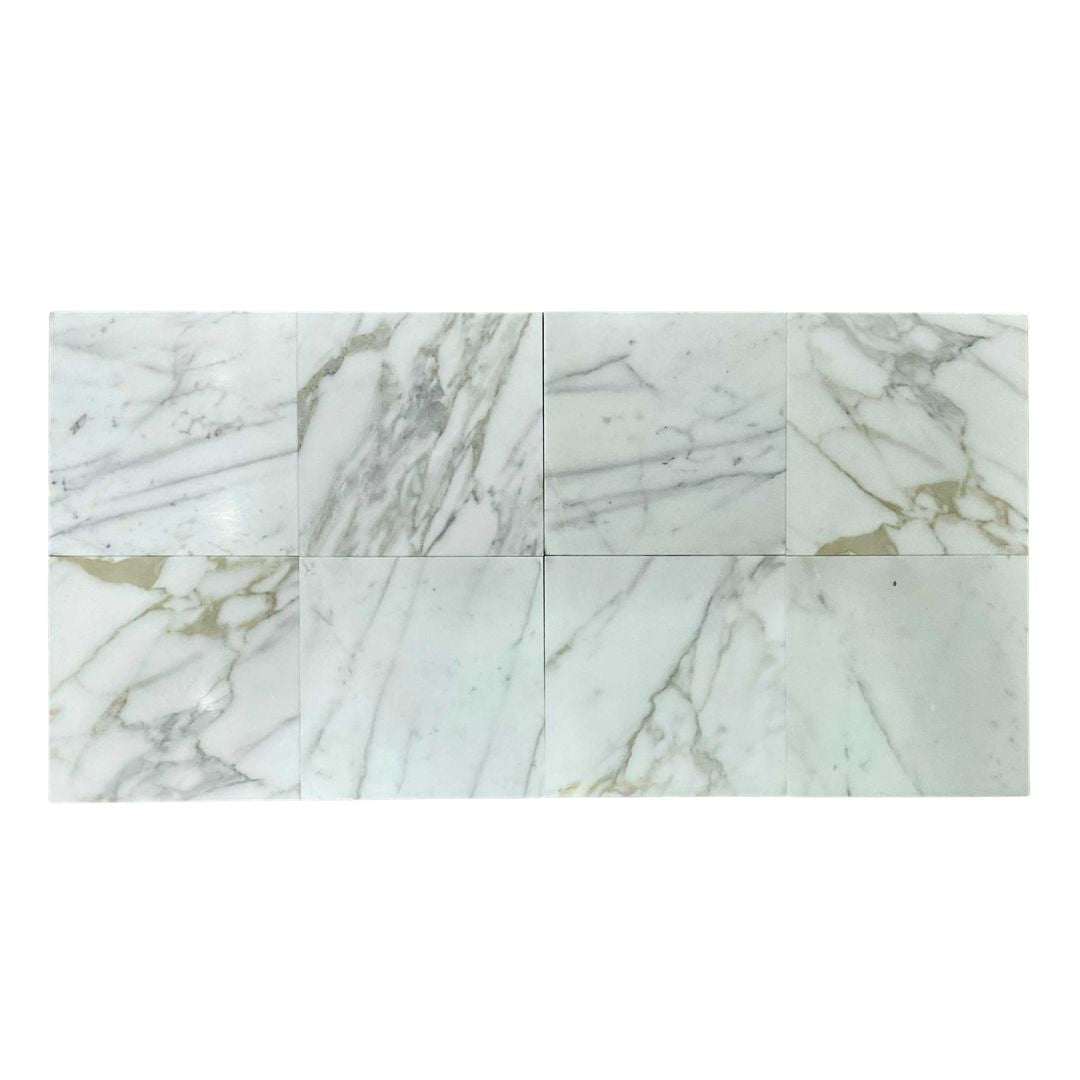 CALACATTA Marble honed 12" x 12" (1 SF/PC) - Tile
