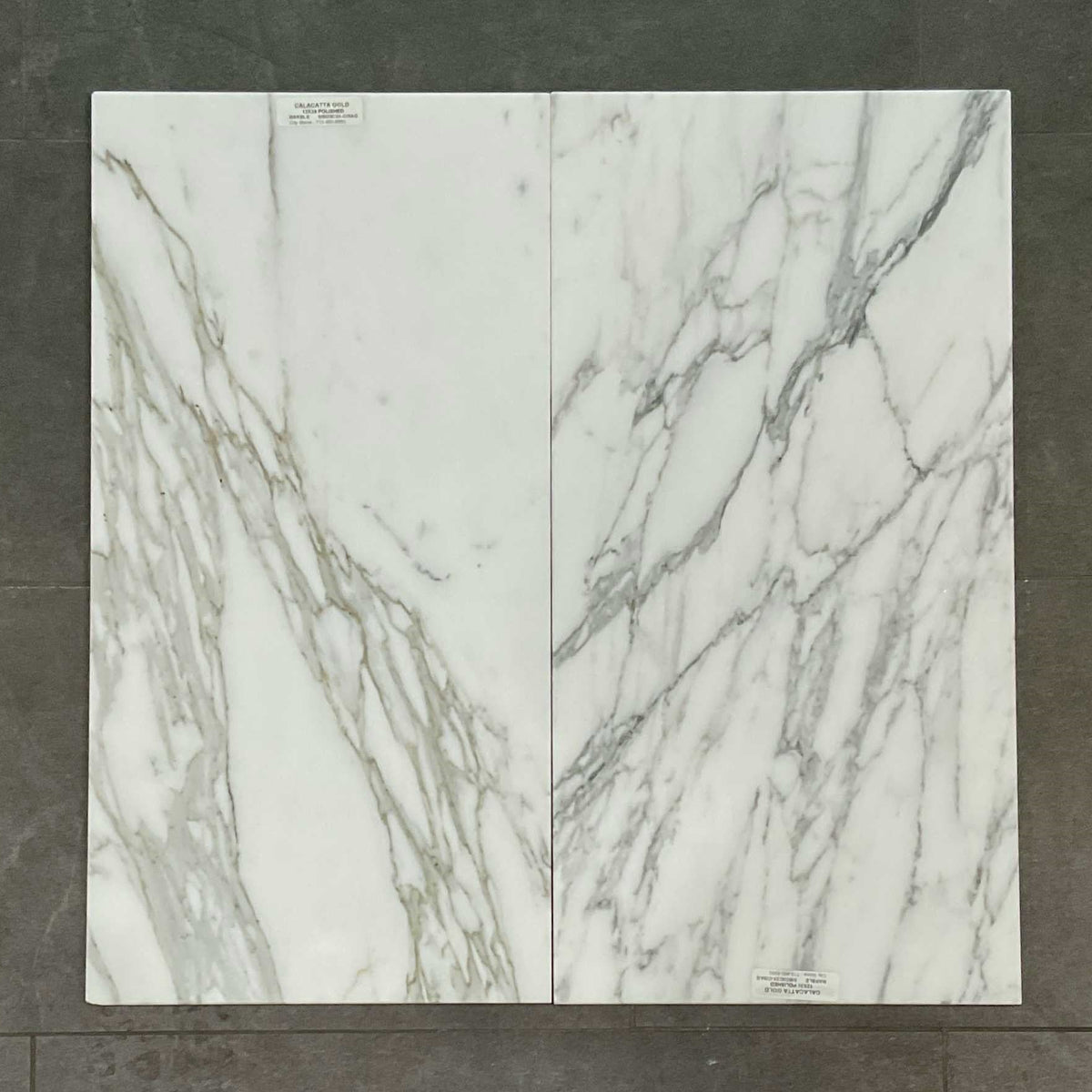 CALACATTA GOLD Marble polished 24" x 12" (2 SF/PC) - Tile