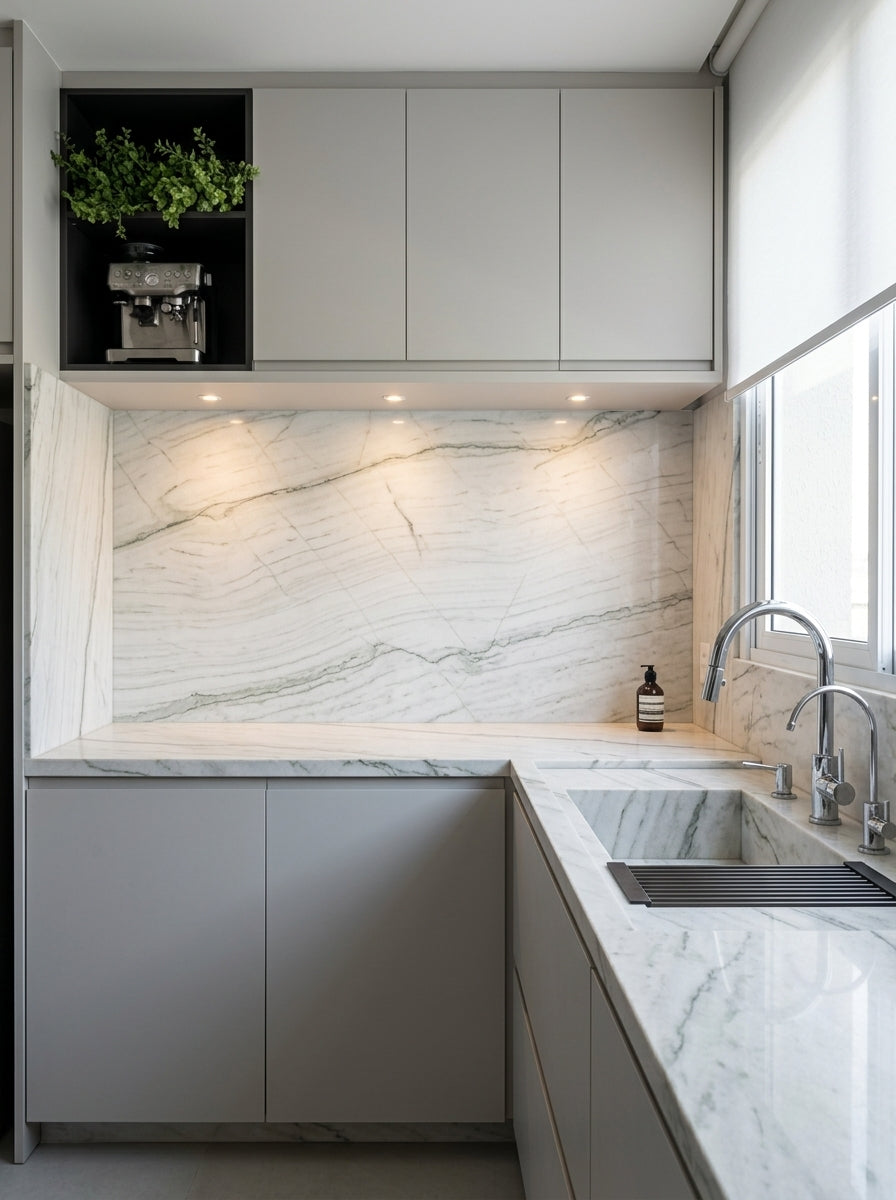 CHAMONIX Quartzite polished 3cm thick - Slab