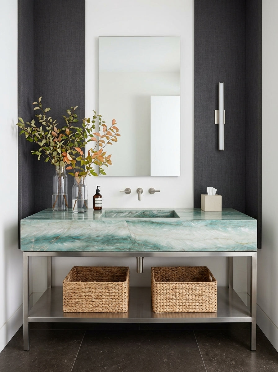 COSTA GREEN SMERALDA Quartzite polished 2cm thick - Slab