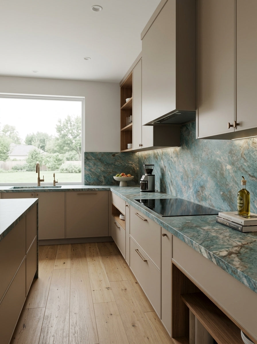 COTE DAZUR Quartzite polished 2cm thick - Slab