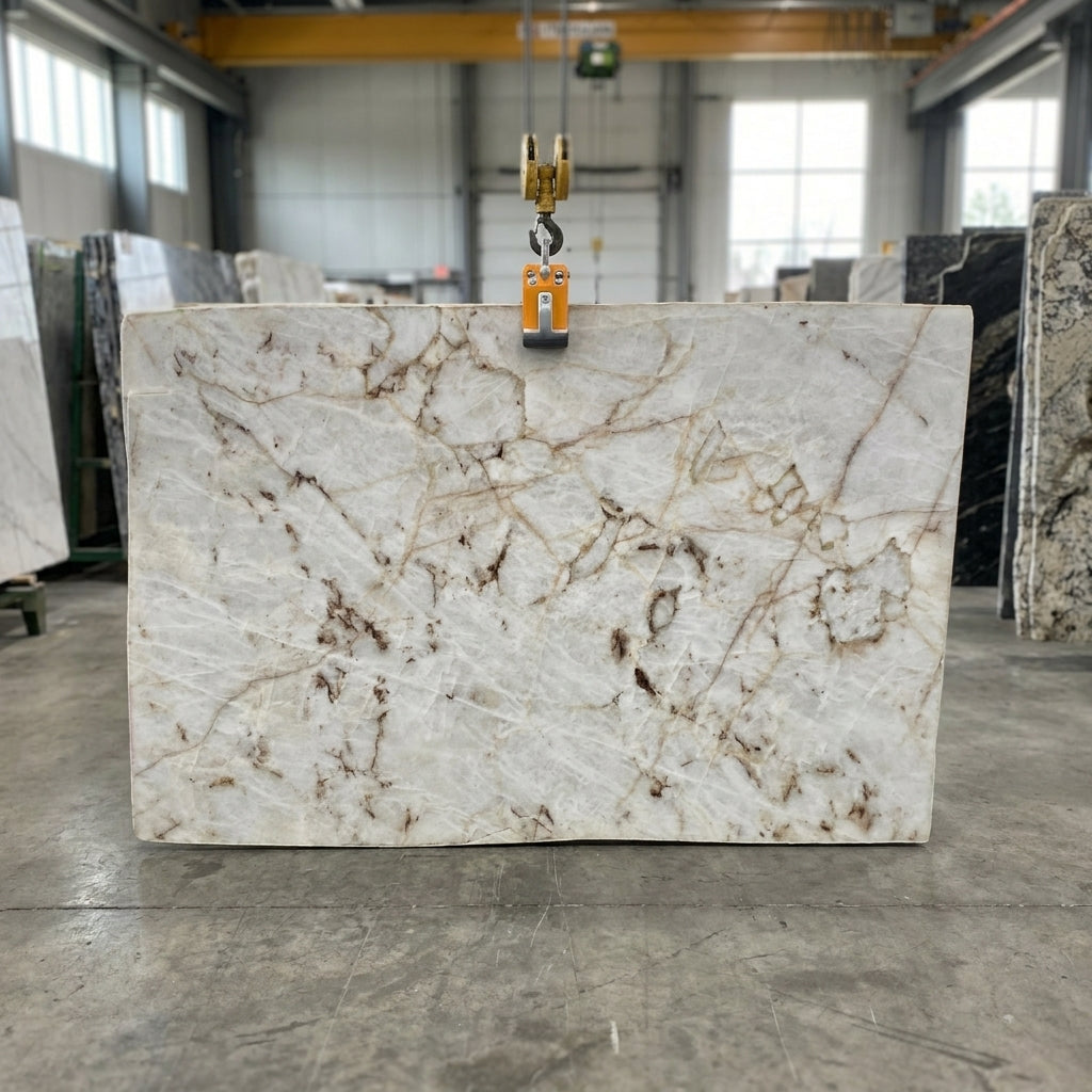 CRISTALLO CLASSIC Quartzite polished 2cm thick - Slab