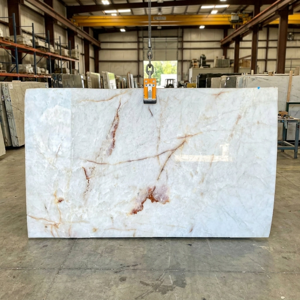 CRISTALLO GOLD Quartzite polished 2cm thick - Slab