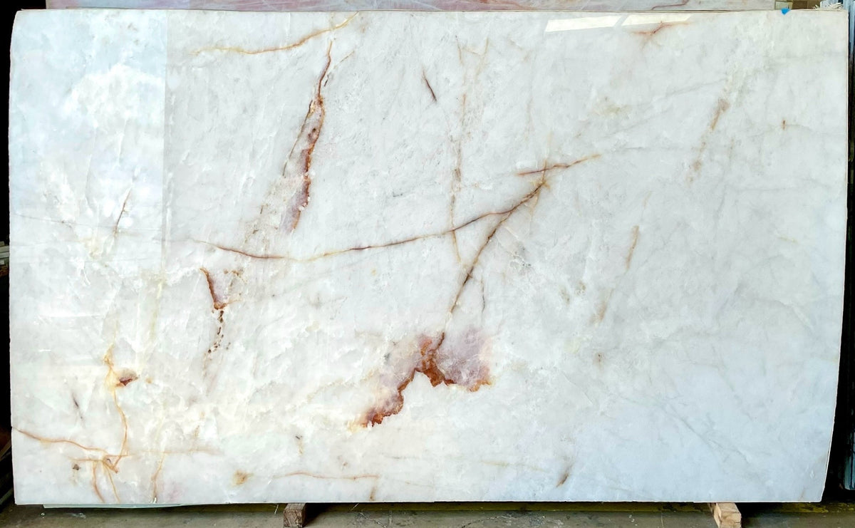 CRISTALLO GOLD Quartzite polished 2cm thick - Slab
