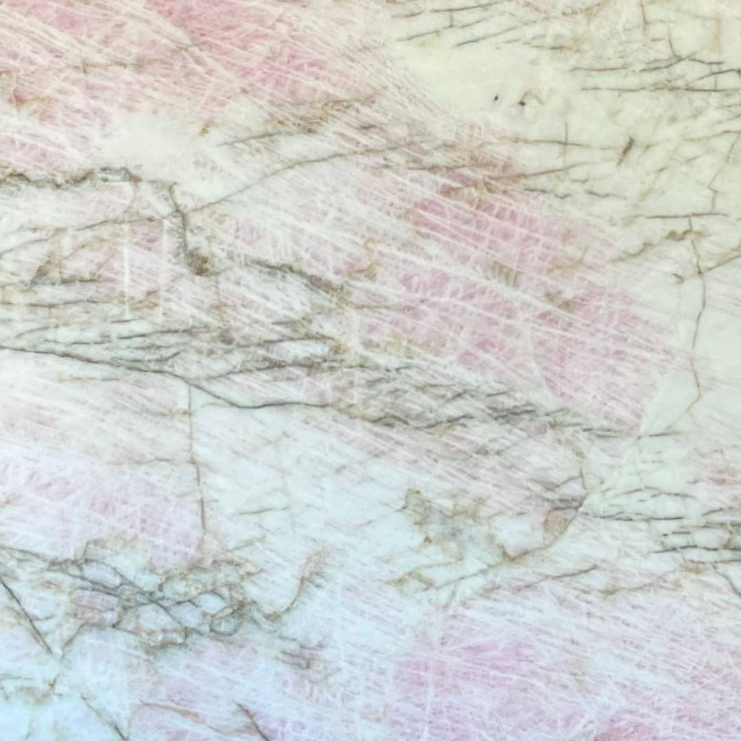 CRISTALLO PINK Quartzite polished 2cm thick - Slab