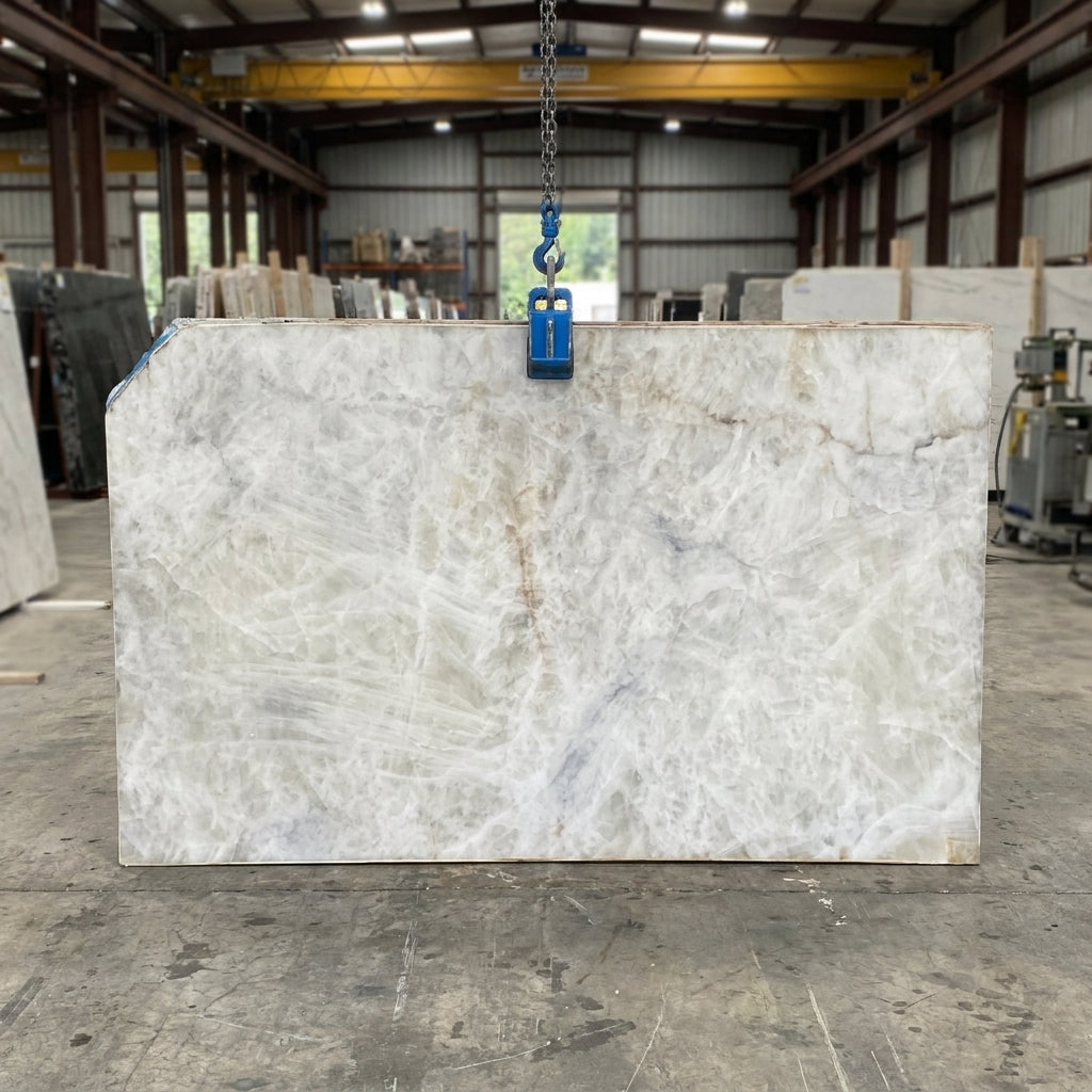 CRISTALLO Quartzite polished 3cm thick - Slab