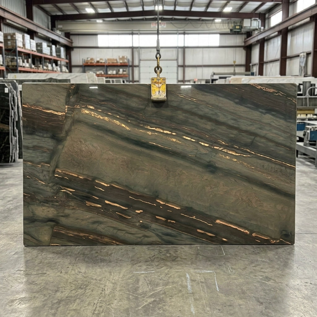 ELEGANT BROWN Quartzite polished 2cm thick - Slab