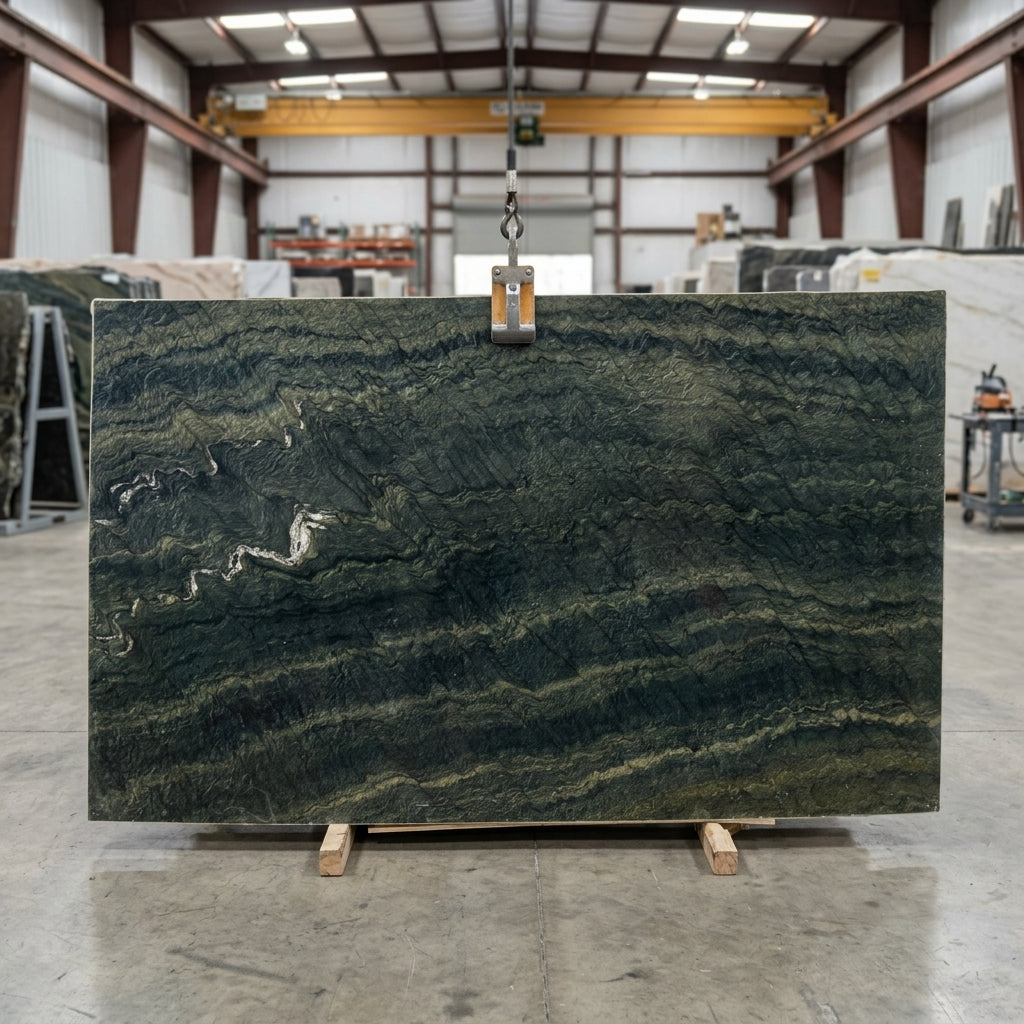 FUSION BLUE Quartzite polished 2cm thick - Slab