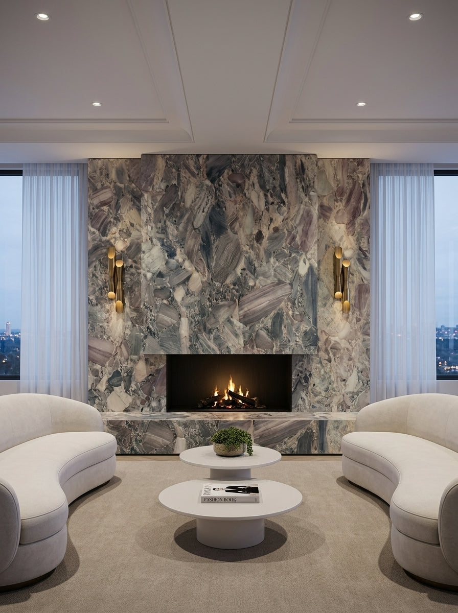 KRAKATOA Quartzite polished 2cm thick - Slab