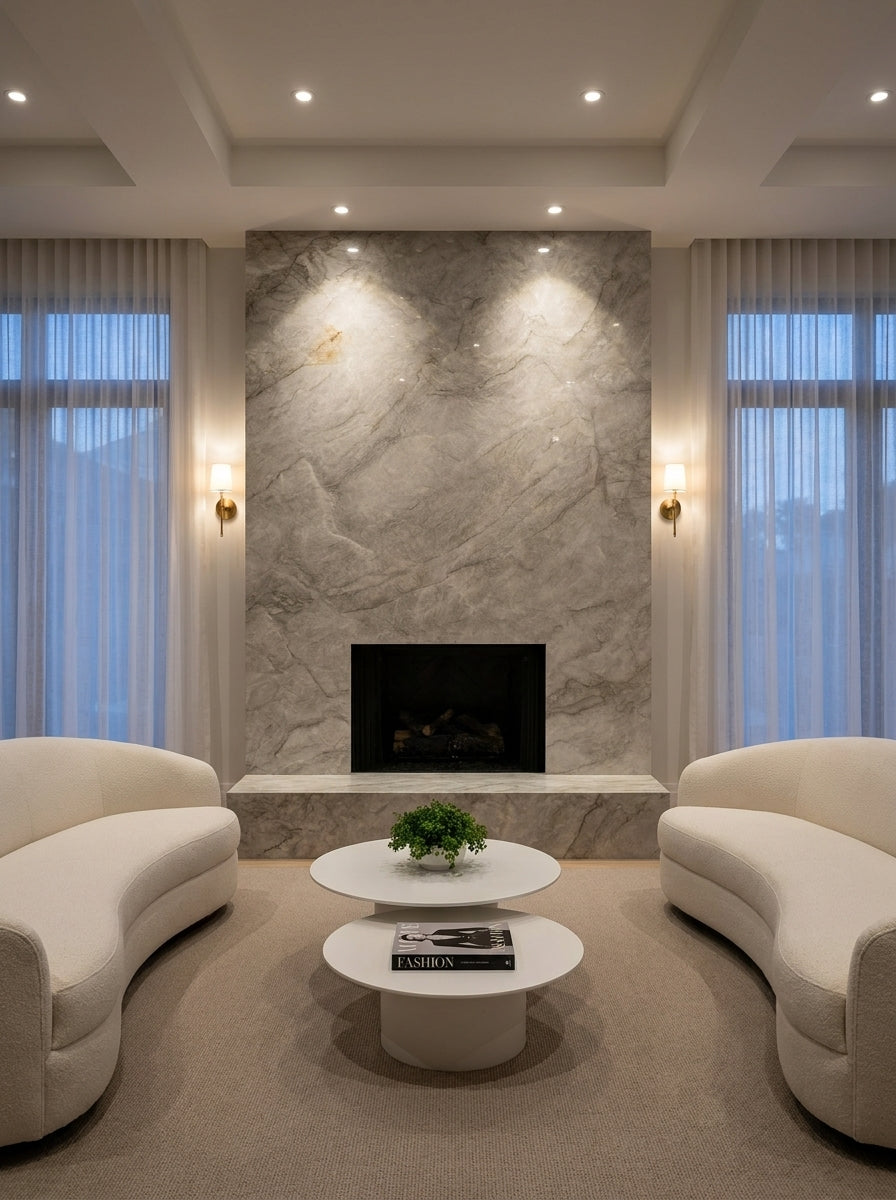 PERLA VENATA Quartzite polished 3cm thick - Slab