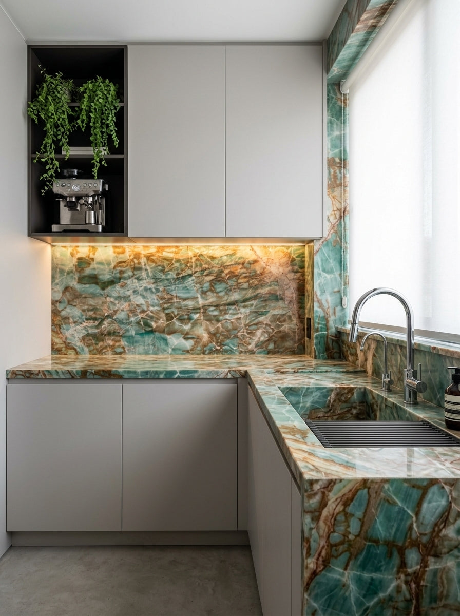 SAUIPE Quartzite polished 2cm thick - Slab