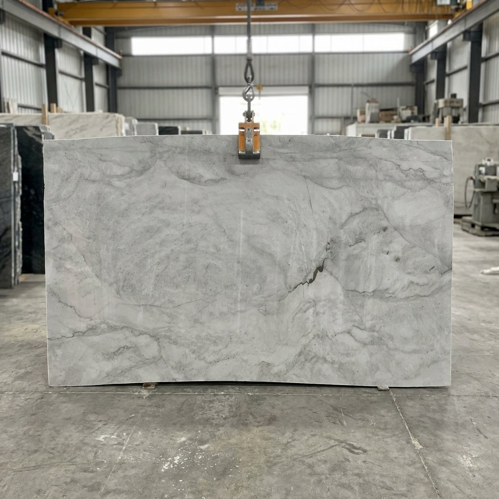 SILVER MOON Quartzite polished 2cm thick - Slab