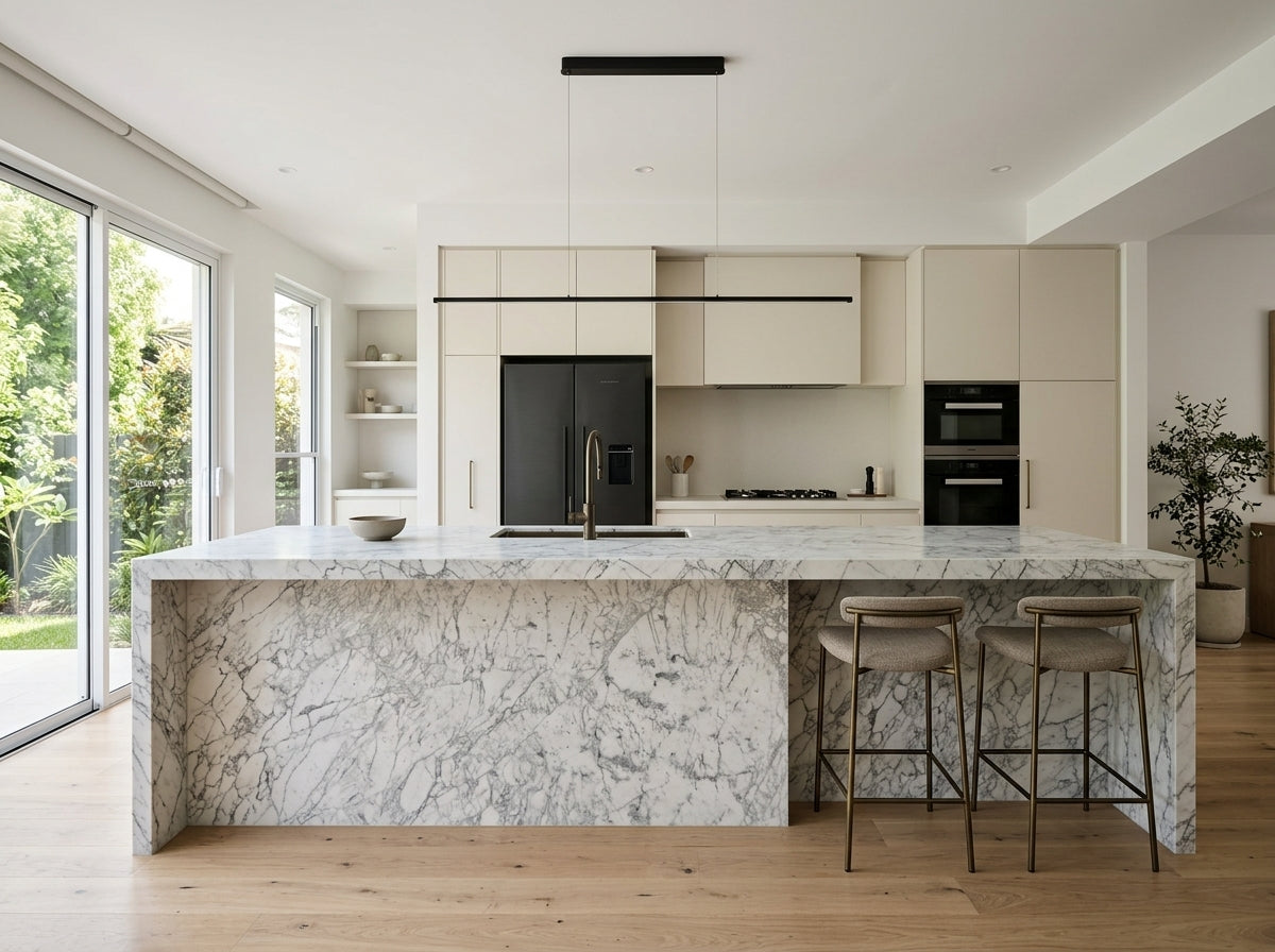 STATUARIO Marble polished 2cm thick (2147) - Slab
