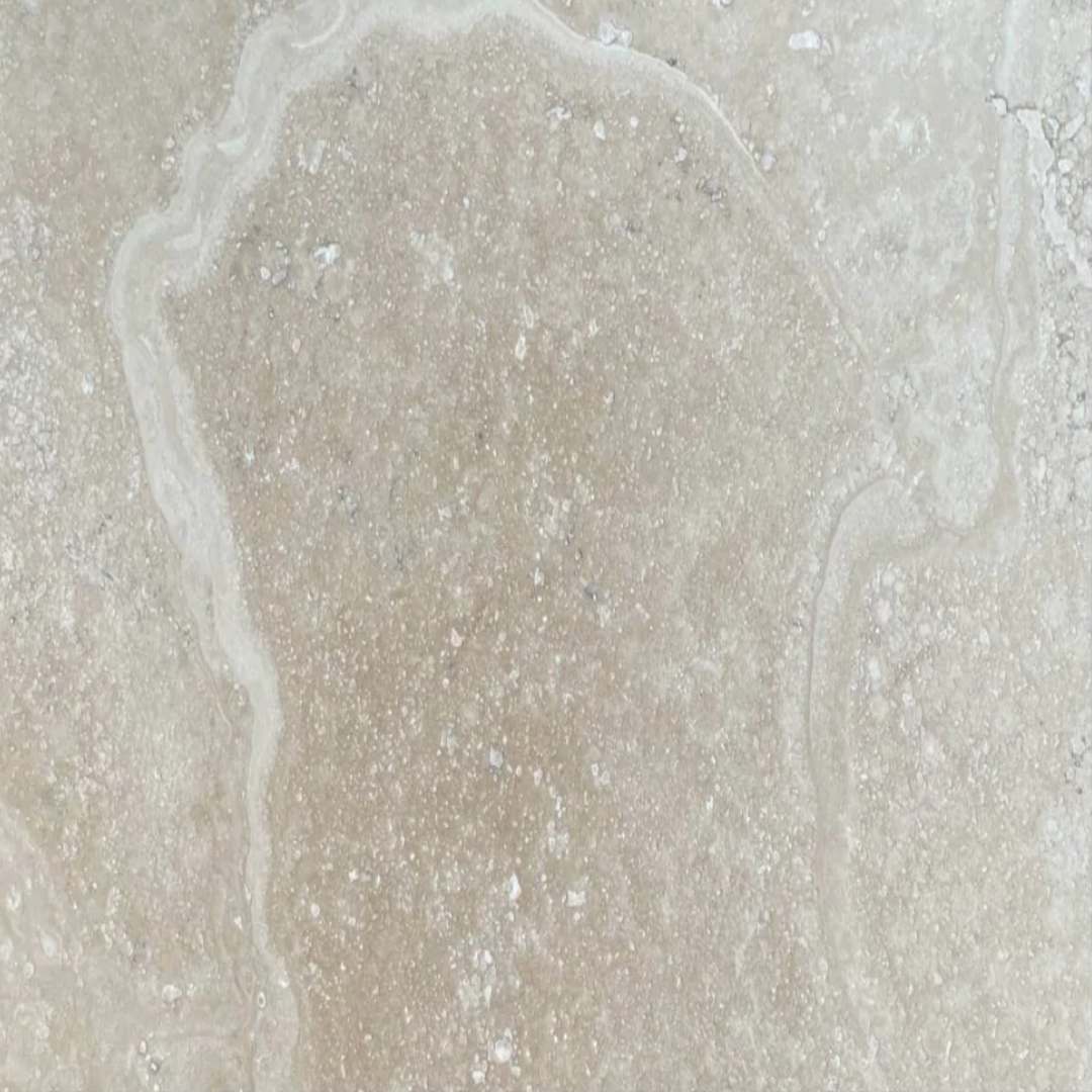 COLONIAL Travertine brushed/filled - 18" x 18" x 3/8" Tile