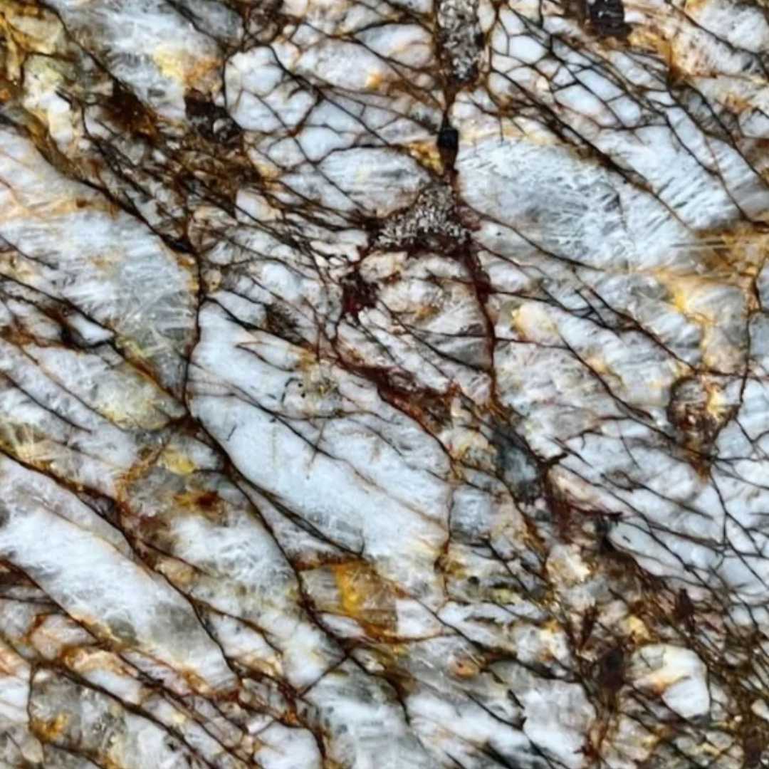 CRISTALLO AZZURE Quartzite polished 3cm thick - Slab