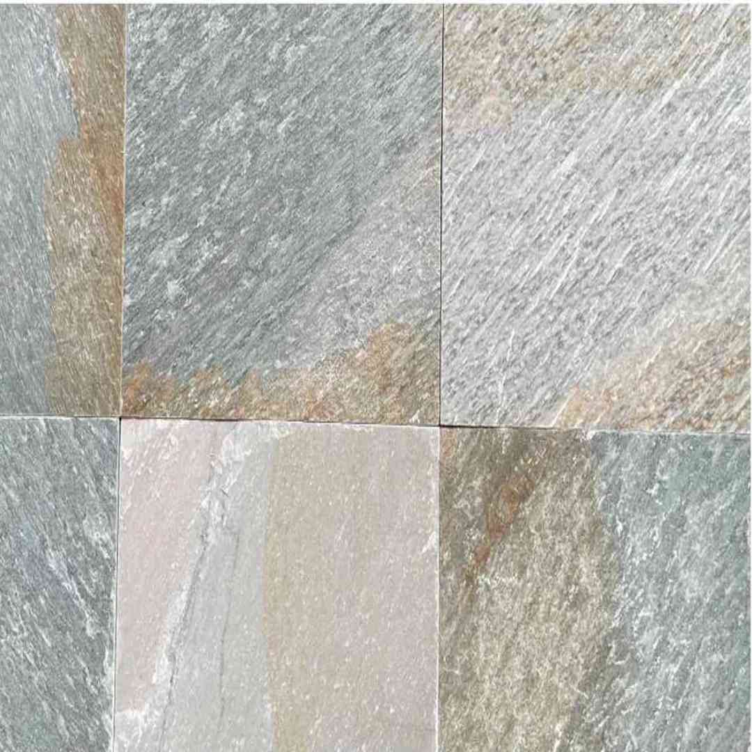 HEIBE GOLD Quartzite natural - 16" x 16" x 0.40"-0.60" Tile
