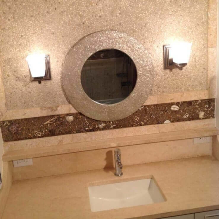 Pebble-Mosaic-CORAL BEACH Pebble Mosaic Mini Pebble- Stone Supplier - Rocks in Stock