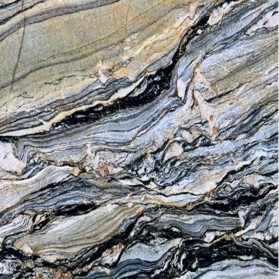 OCEAN FANTASY Quartzite polished 3cm thick - Slab