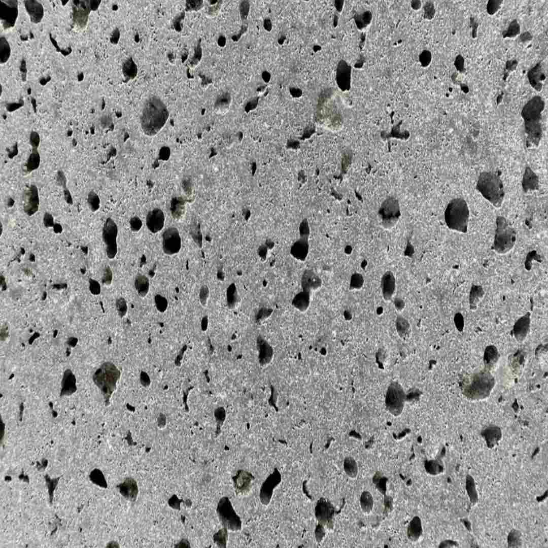PUKA LAVA GREY - STRAIGHT EDGE, Basalt honed - 24" x 24" x 3/4" Tile