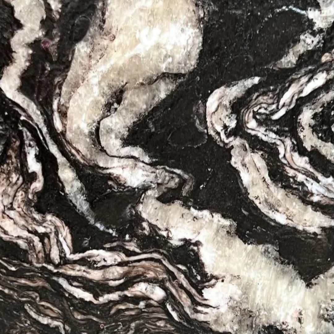 TITANIUM Granite leather 3cm thick - Slab