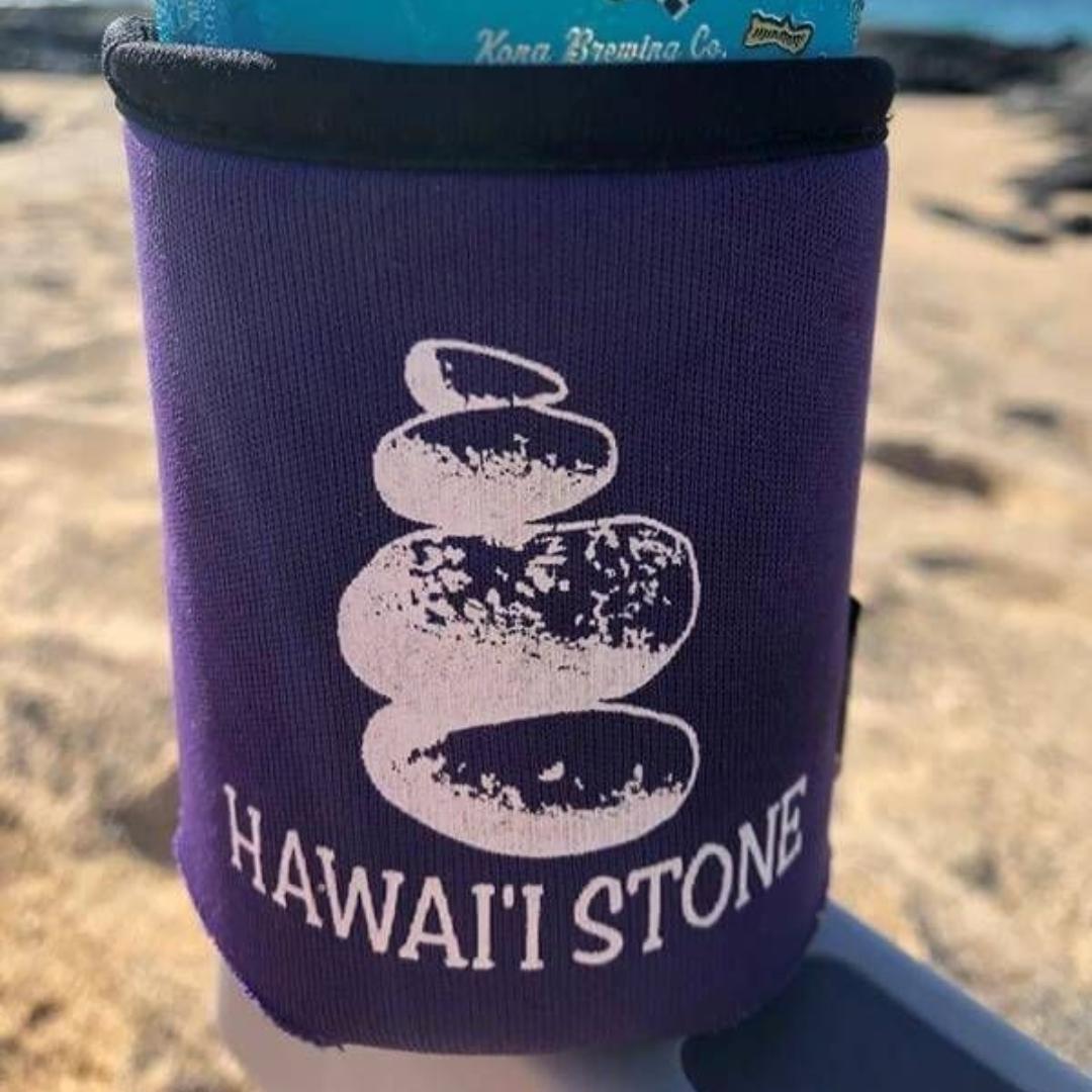 HAWAI'I STONE KOOZIE Purple Guys - Hawai'i Stone Fashion