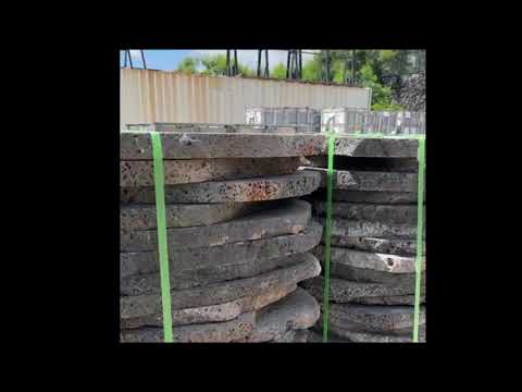 Basalt-Paver-Flagstone-PUKA LAVA GREY Basalt Round Random Edge- Stone Supplier - Rocks in Stock