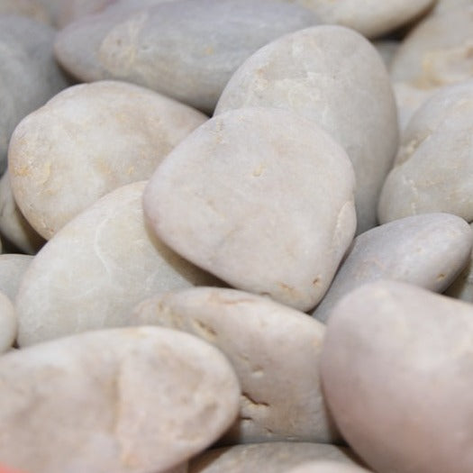 Pebble-Garden Pebbles-MAUNA KEA SNOW Pebble- Stone Supplier - Rocks in Stock