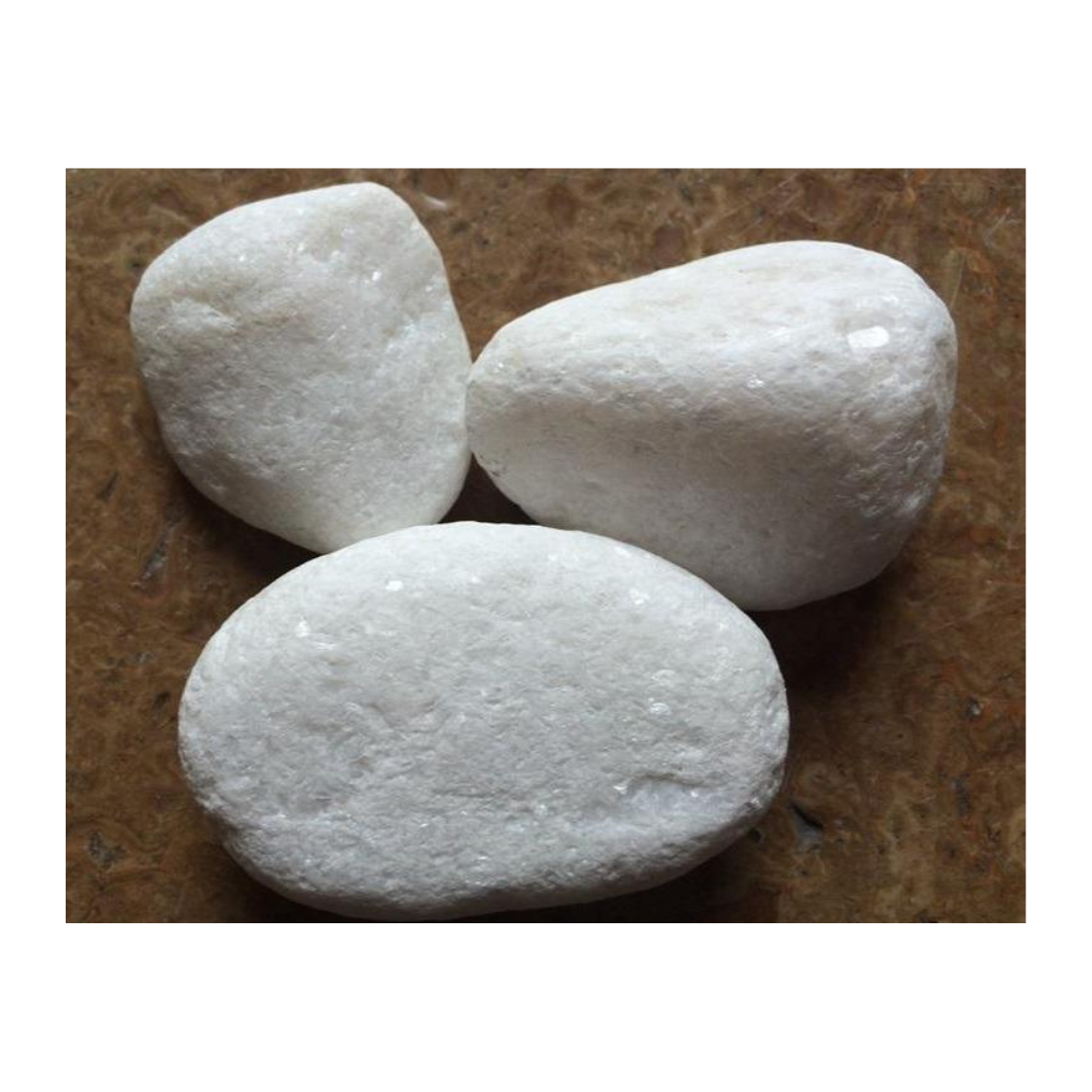 SNOW FLAKE Natural Tumbled Garden Pebbles - Havai'iano